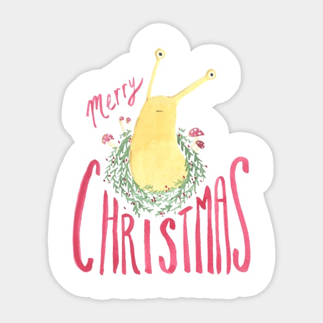 Merry Slugmas Sticker by RachelMSilva